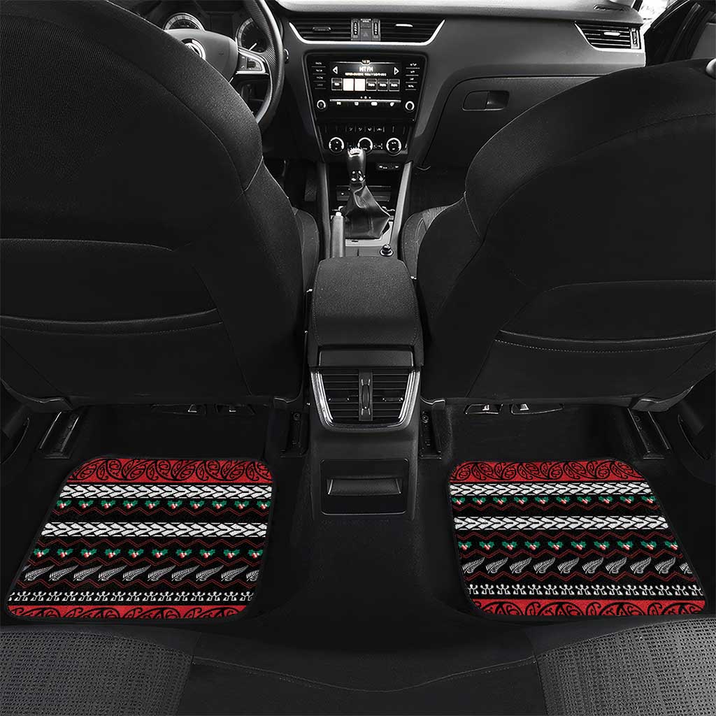 New Zealand Kiwi Santa Christmas Car Mats He Wairua Kirihimete - Polynesian Pride