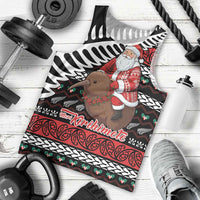 New Zealand Kiwi Santa Christmas Men Tank Top He Wairua Kirihimete - Polynesian Pride