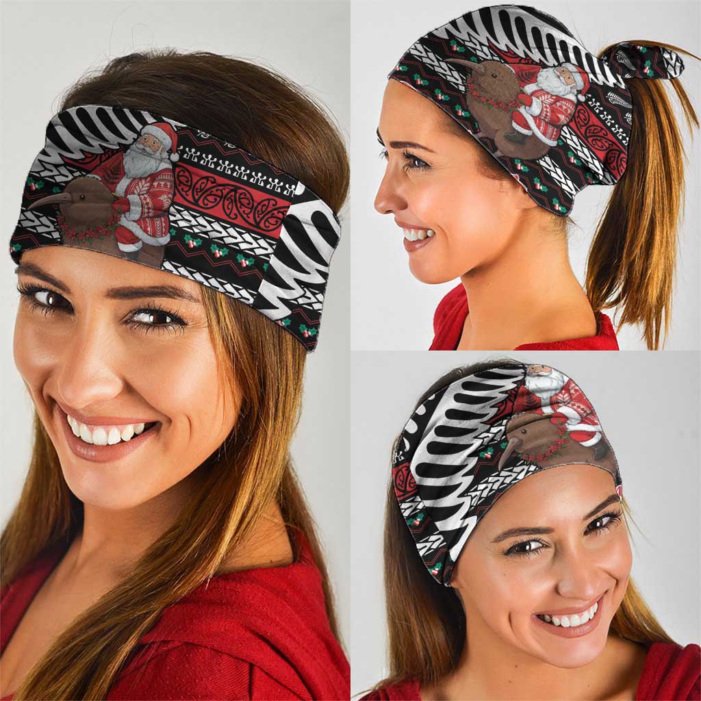 New Zealand Kiwi Santa Christmas Neck Gaiter He Wairua Kirihimete - Polynesian Pride