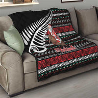 New Zealand Kiwi Santa Christmas Quilt He Wairua Kirihimete LT9 - Polynesian Pride