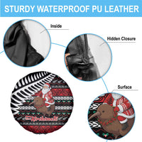 New Zealand Kiwi Santa Christmas Spare Tire Cover He Wairua Kirihimete LT9 - Polynesian Pride