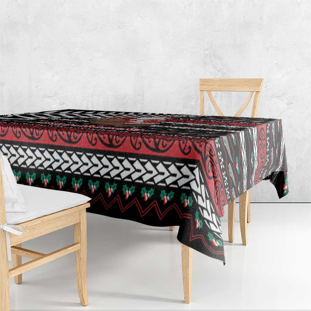 New Zealand Kiwi Santa Christmas Tablecloth He Wairua Kirihimete LT9 - Polynesian Pride