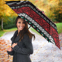 New Zealand Kiwi Santa Christmas Umbrella He Wairua Kirihimete - Polynesian Pride