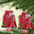 Personalised New Zealand Koru Pohutukawa Ceramic Ornament Meri Kirihimete Aroha for Christmas - Polynesian Pride
