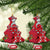 Personalised New Zealand Koru Pohutukawa Ceramic Ornament Meri Kirihimete Aroha for Christmas - Polynesian Pride