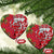 Personalised New Zealand Koru Pohutukawa Ceramic Ornament Meri Kirihimete Aroha for Christmas - Polynesian Pride