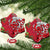 Personalised New Zealand Koru Pohutukawa Ceramic Ornament Meri Kirihimete Aroha for Christmas - Polynesian Pride