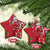 Personalised New Zealand Koru Pohutukawa Ceramic Ornament Meri Kirihimete Aroha for Christmas - Polynesian Pride
