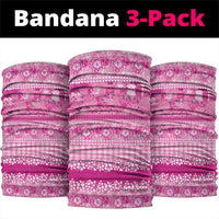 Hawaiian Hibiscus Honu Neck Gaiter Pink Mele Kalikimaka Palaka Spirit - Polynesian Pride