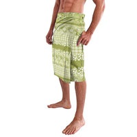 Hawaiian Hibiscus Honu Lavalava Sage Green Mele Kalikimaka Palaka Spirit - Polynesian Pride