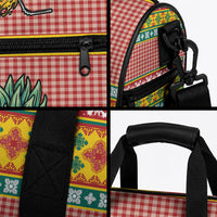 Hawaiian Pineapples Skull Duffle Bag Mele Kalikimaka Palaka Quilt Pattern LT9 - Polynesian Pride
