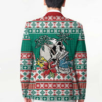 Hawaiian Skull Surfs Blazer Mele Kalikimaka Palaka Quilt Pattern - Polynesian Pride