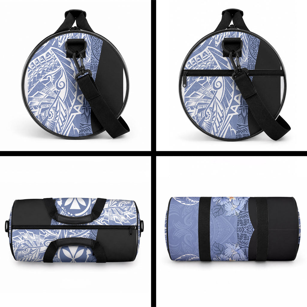 Aloha Vintage Hawaii Tribal Duffle Bag Blue Style LT9 - Polynesian Pride