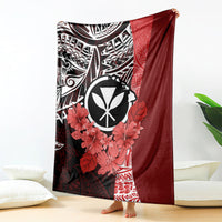 Aloha Vintage Hawaii Tribal Blanket Red Style LT9 Red - Polynesian Pride