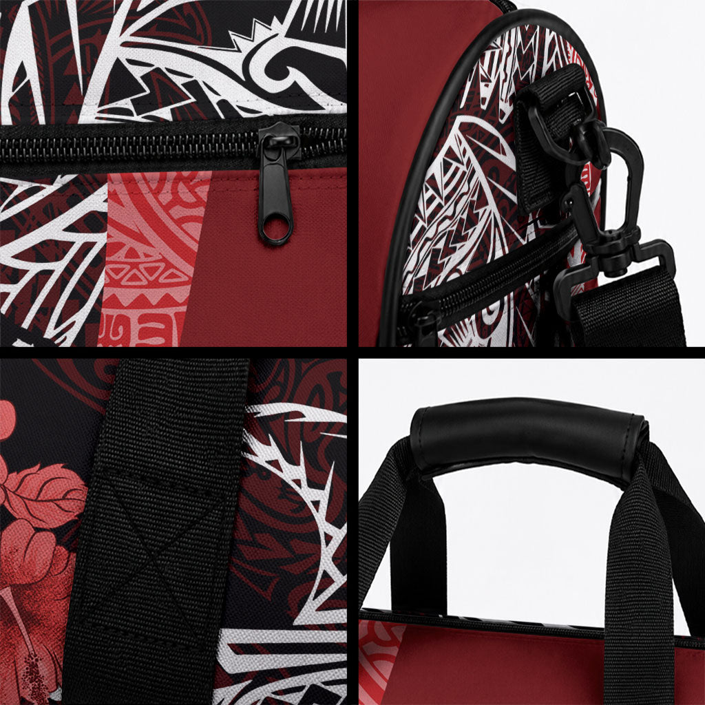 Aloha Vintage Hawaii Tribal Duffle Bag Red Style LT9 - Polynesian Pride