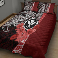 Aloha Vintage Hawaii Tribal Quilt Bed Set Red Style LT9 - Polynesian Pride