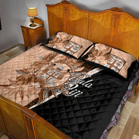 Bula Fiji Vintage Fijian Masi Pattern Quilt Bed Set Peach Fuzz Unique LT9 - Polynesian Pride