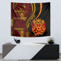 Vintage Tonga Malo E Lelei Ngatu Pattern Tapestry LT9 - Polynesian Pride