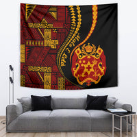Vintage Tonga Malo E Lelei Ngatu Pattern Tapestry LT9 - Polynesian Pride