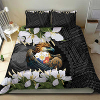 Philippines Eagle with Coat Of Arm Bedding Set Simple Sampaguita Jasmine