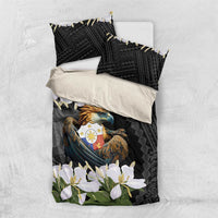 Philippines Eagle with Coat Of Arm Bedding Set Simple Sampaguita Jasmine