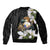 Philippines Eagle with Coat Of Arm Bomber Jacket Simple Sampaguita Jasmine