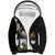 Philippines Eagle with Coat Of Arm Sherpa Hoodie Simple Sampaguita Jasmine