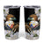 Philippines Eagle with Coat Of Arm Tumbler Cup Simple Sampaguita Jasmine LT9