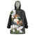 Philippines Eagle with Coat Of Arm Wearable Blanket Hoodie Simple Sampaguita Jasmine