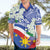 Philippines Flag Hawaiian Shirt Sampaguita Jasmine with Polynesian Tribal