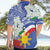 Philippines Flag Hawaiian Shirt Sampaguita Jasmine with Polynesian Tribal