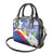 Philippines Flag Shoulder Handbag Sampaguita Jasmine with Polynesian Tribal