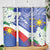 Philippines Flag Skinny Tumbler Sampaguita Jasmine with Polynesian Tribal LT9