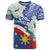 Philippines Flag T Shirt Sampaguita Jasmine with Polynesian Tribal