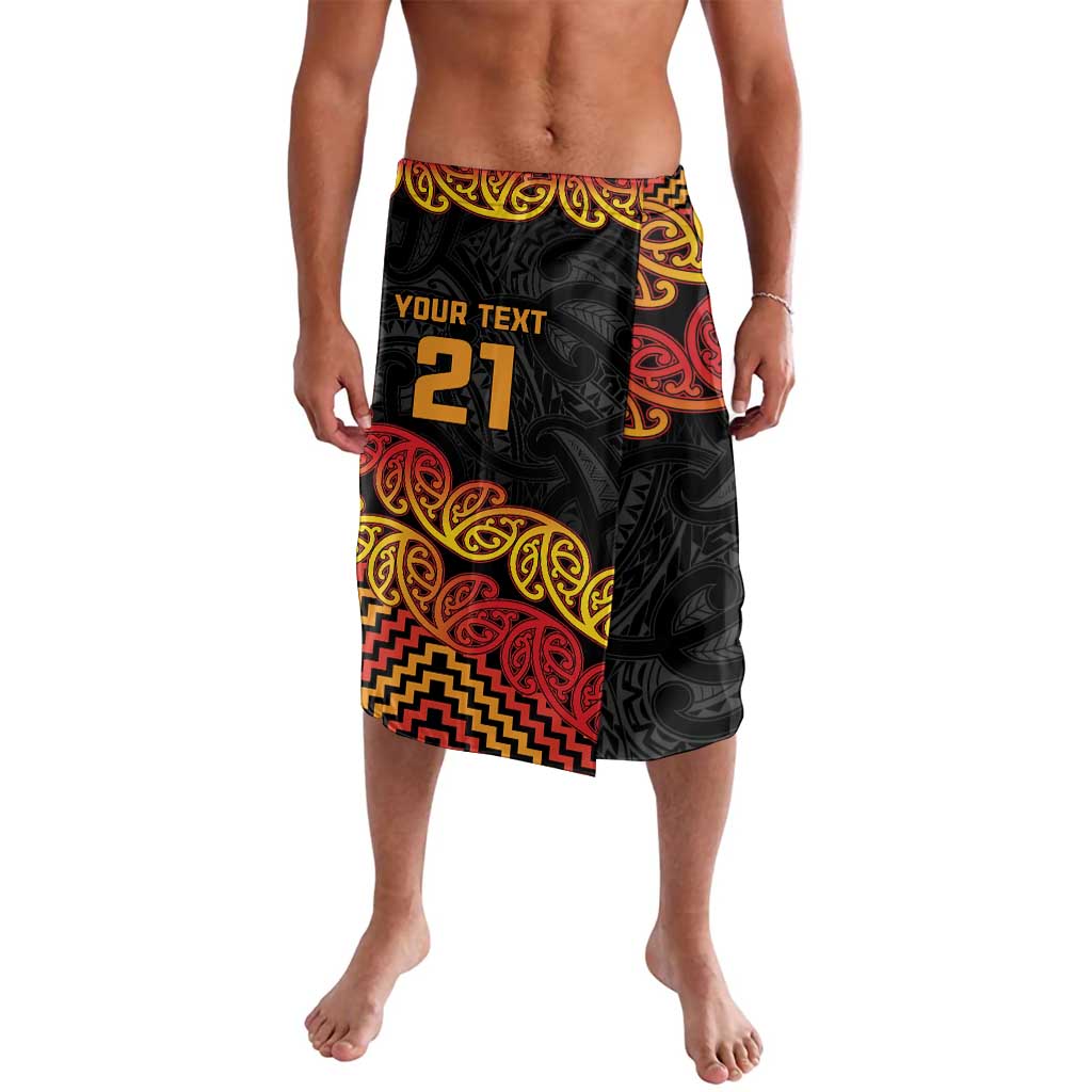 New Zealand Rugby Pacific Custom Lavalava Rangatira Maori Kowhaiwhai Pattern