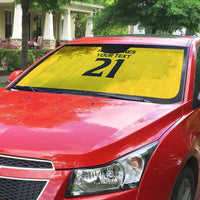 New Zealand Rugby Pacific Custom Auto Sun Shade Hau Awhiowhio Maori Tribal Tattoo - Polynesian Pride