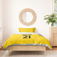 New Zealand Rugby Pacific Custom Bedding Set Hau Awhiowhio Maori Tribal Tattoo