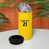 New Zealand Rugby Pacific Custom 4 in 1 Can Cooler Tumbler Hau Awhiowhio Maori Tribal Tattoo LT9 - Polynesian Pride