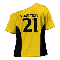 New Zealand Rugby Pacific Custom Cross Shoulder Shirt Hau Awhiowhio Maori Tribal Tattoo - Polynesian Pride