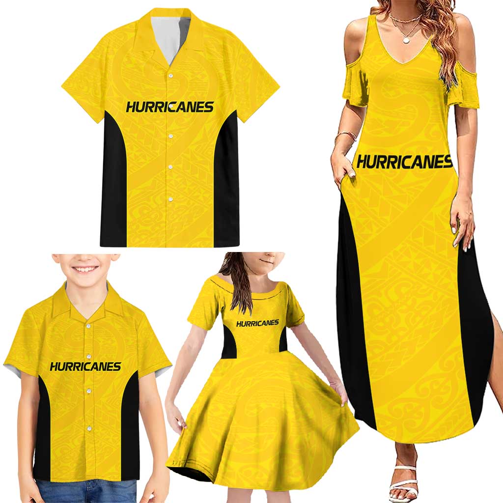 New Zealand Rugby Pacific Custom Family Matching Summer Maxi Dress and Hawaiian Shirt Hau Awhiowhio Maori Tribal Tattoo