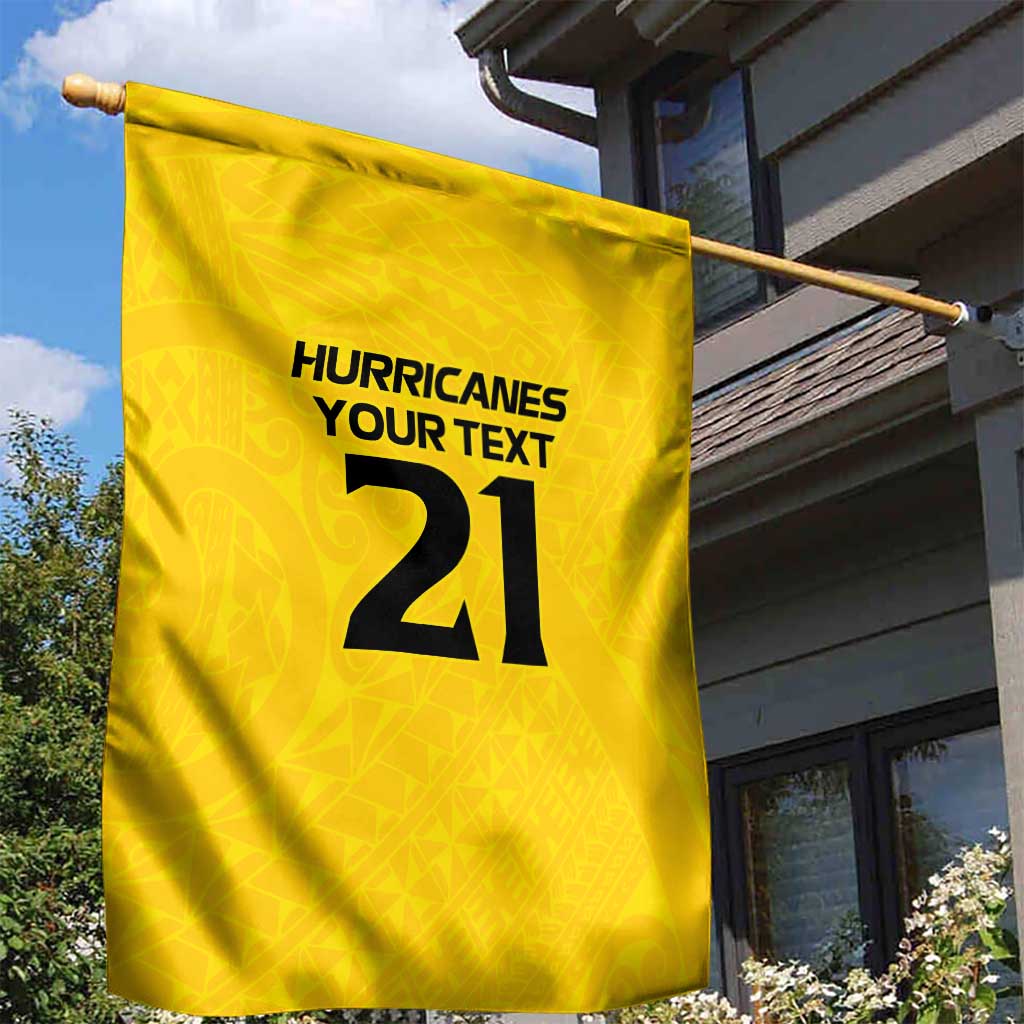 New Zealand Rugby Pacific Custom Garden Flag Hau Awhiowhio Maori Tribal Tattoo