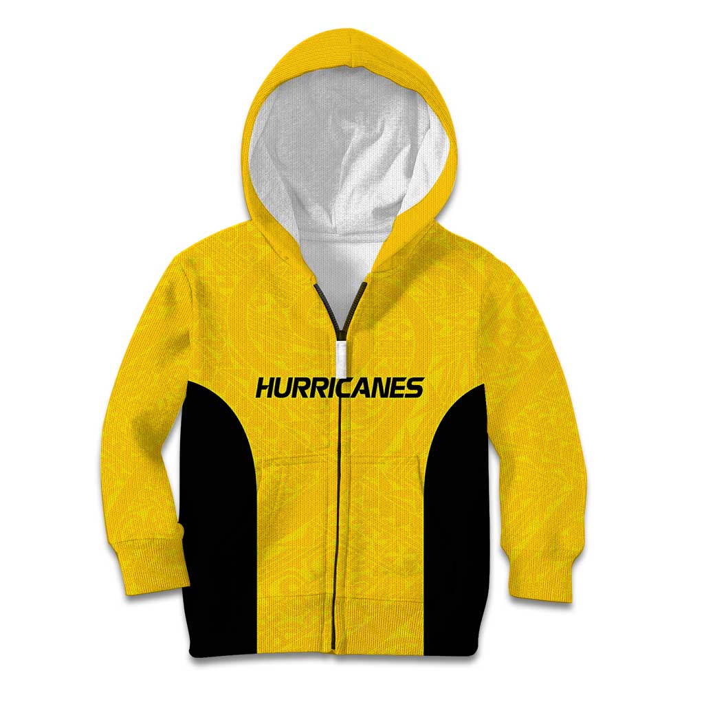 New Zealand Rugby Pacific Custom Kid Hoodie Hau Awhiowhio Maori Tribal Tattoo