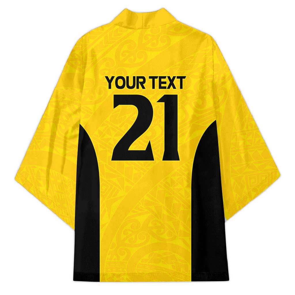 New Zealand Rugby Pacific Custom Kimono Hau Awhiowhio Maori Tribal Tattoo - Polynesian Pride