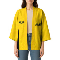 New Zealand Rugby Pacific Custom Kimono Hau Awhiowhio Maori Tribal Tattoo - Polynesian Pride