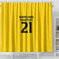 New Zealand Rugby Pacific Custom Shower Curtain Hau Awhiowhio Maori Tribal Tattoo