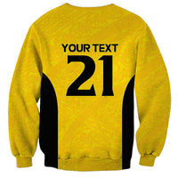 New Zealand Rugby Pacific Custom Sweatshirt Hau Awhiowhio Maori Tribal Tattoo