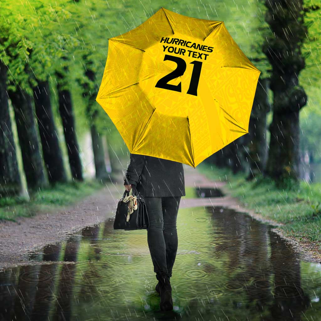 New Zealand Rugby Pacific Custom Umbrella Hau Awhiowhio Maori Tribal Tattoo - Polynesian Pride