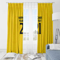 New Zealand Rugby Pacific Custom Window Curtain Hau Awhiowhio Maori Tribal Tattoo LT9 - Polynesian Pride