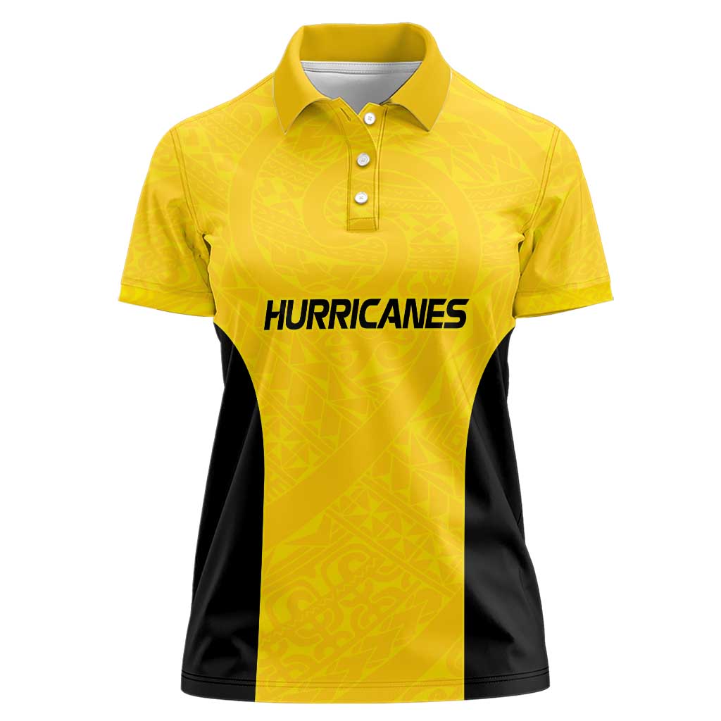 New Zealand Rugby Pacific Custom Women Polo Shirt Hau Awhiowhio Maori Tribal Tattoo