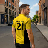 New Zealand Rugby Pacific Custom Zipper Polo Shirt Hau Awhiowhio Maori Tribal Tattoo - Polynesian Pride